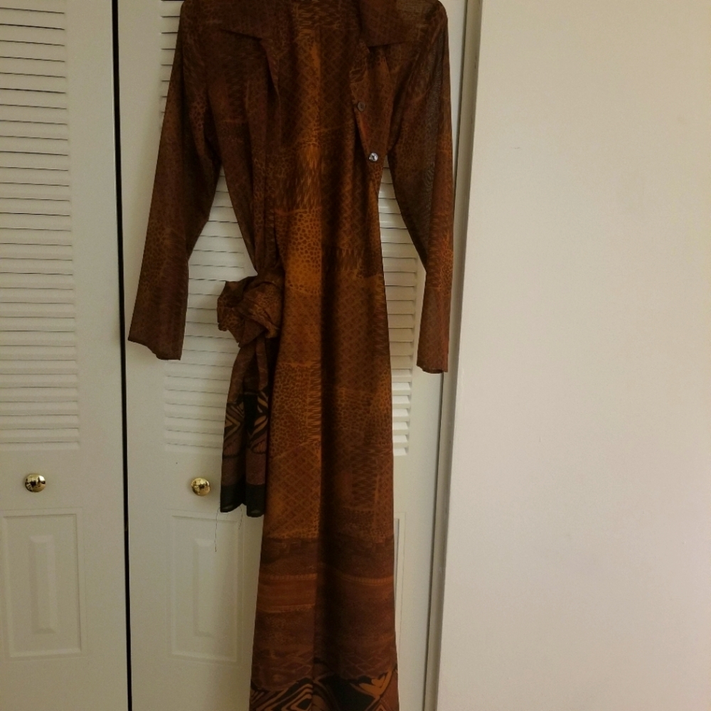 Vintage elegant Long dress with coverup